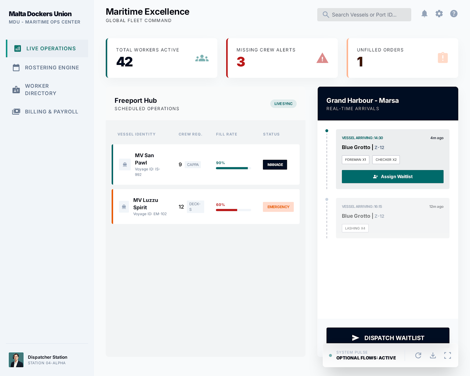 MDU Operations Centre