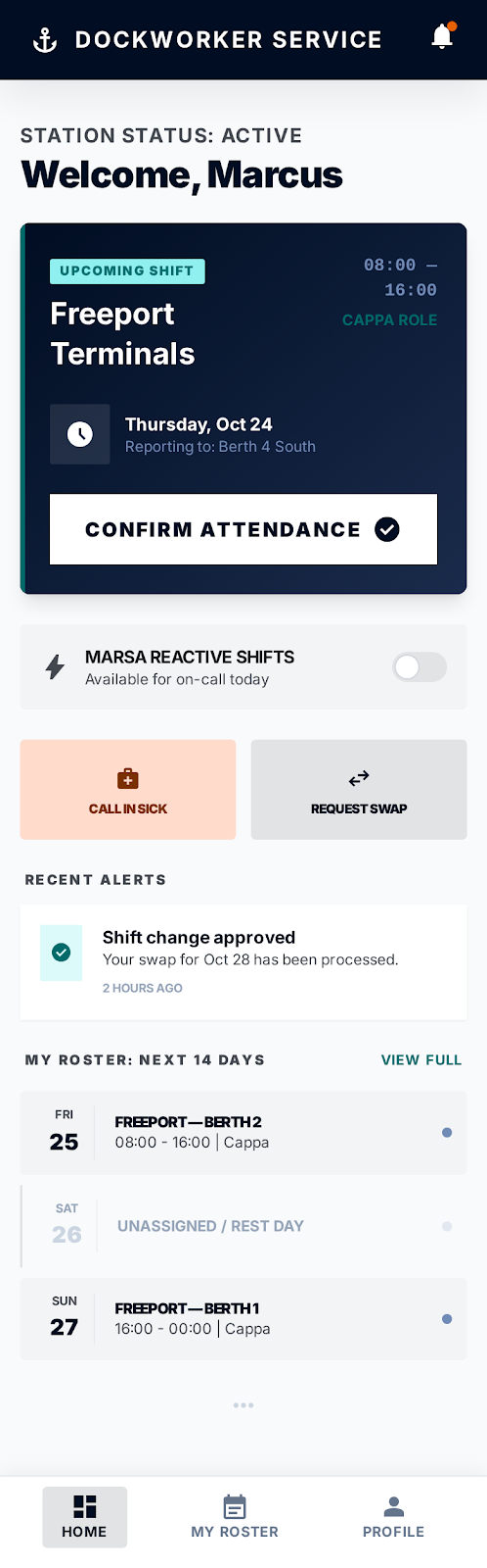 Worker Portal Mobile